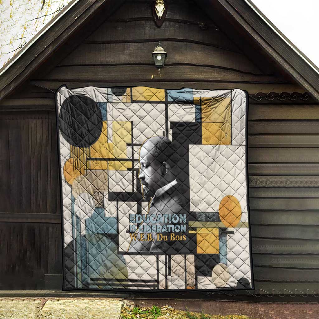 W.E.B. Du Bois Education is Liberation Quilt Scholar, Activist, Visionary Tribute Design - African Pride