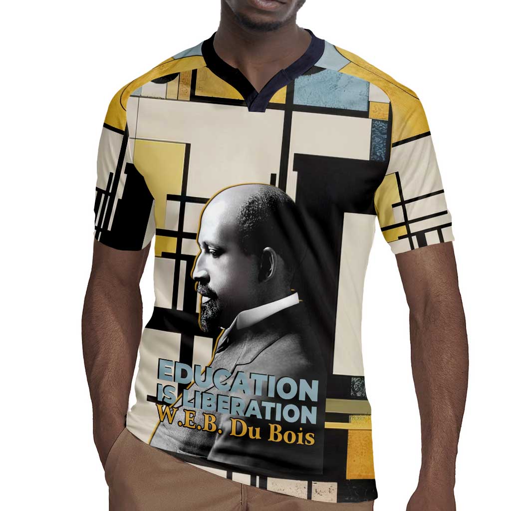 W.E.B. Du Bois Education is Liberation Rugby Jersey Scholar, Activist, Visionary Tribute Design TS04