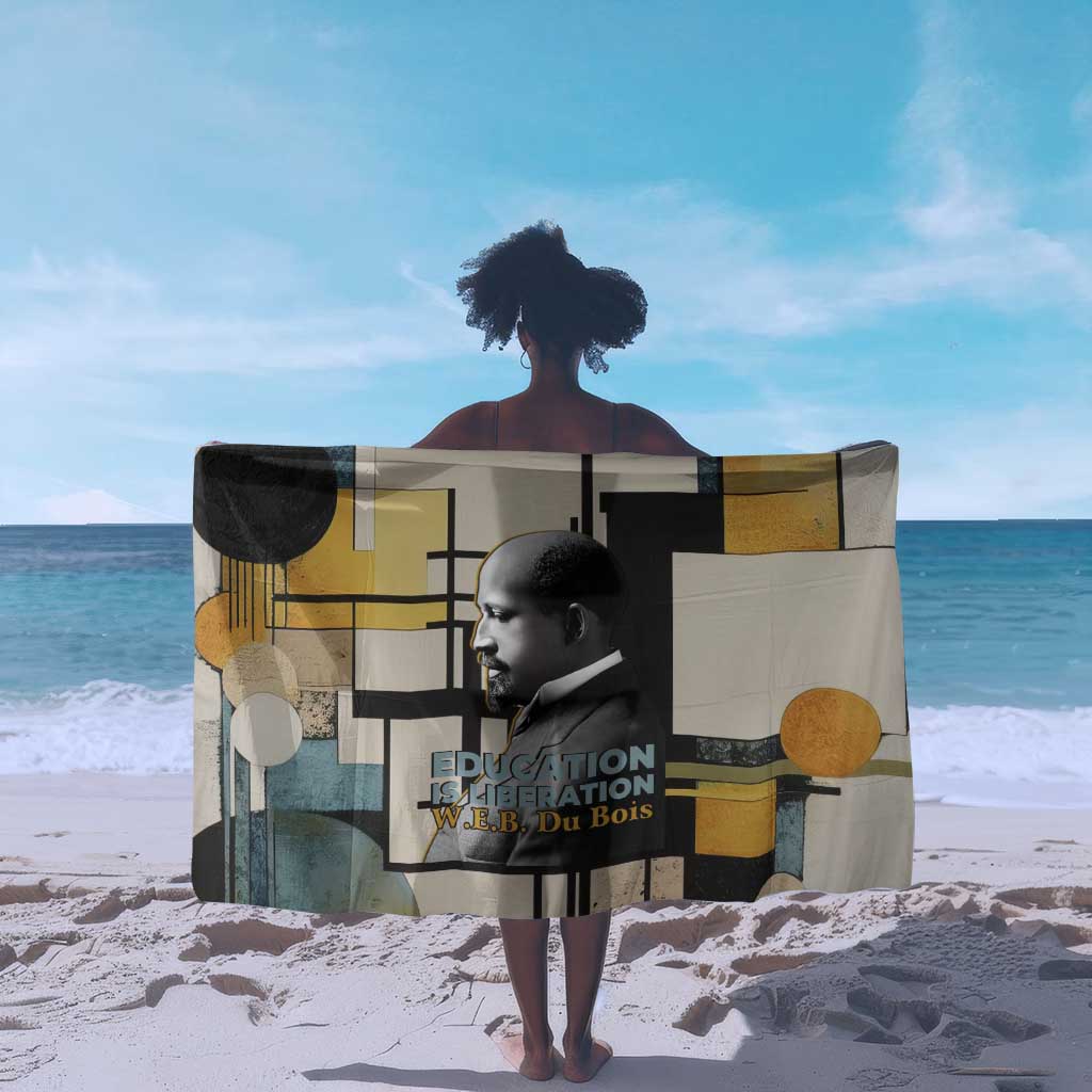 W.E.B. Du Bois Education is Liberation Sarong Scholar, Activist, Visionary Tribute Design - African Pride