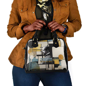 W.E.B. Du Bois Education is Liberation Shoulder Handbag Scholar, Activist, Visionary Tribute Design - African Pride