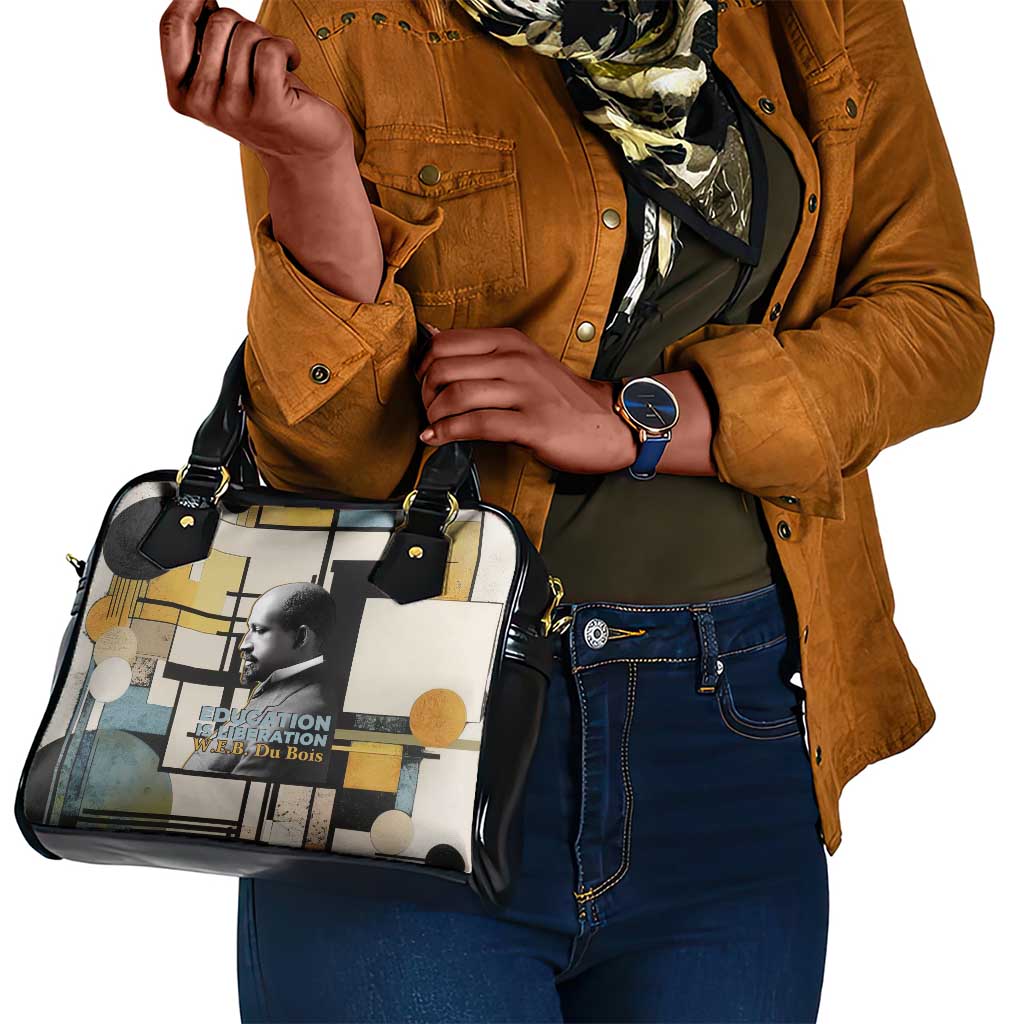 W.E.B. Du Bois Education is Liberation Shoulder Handbag Scholar, Activist, Visionary Tribute Design - African Pride