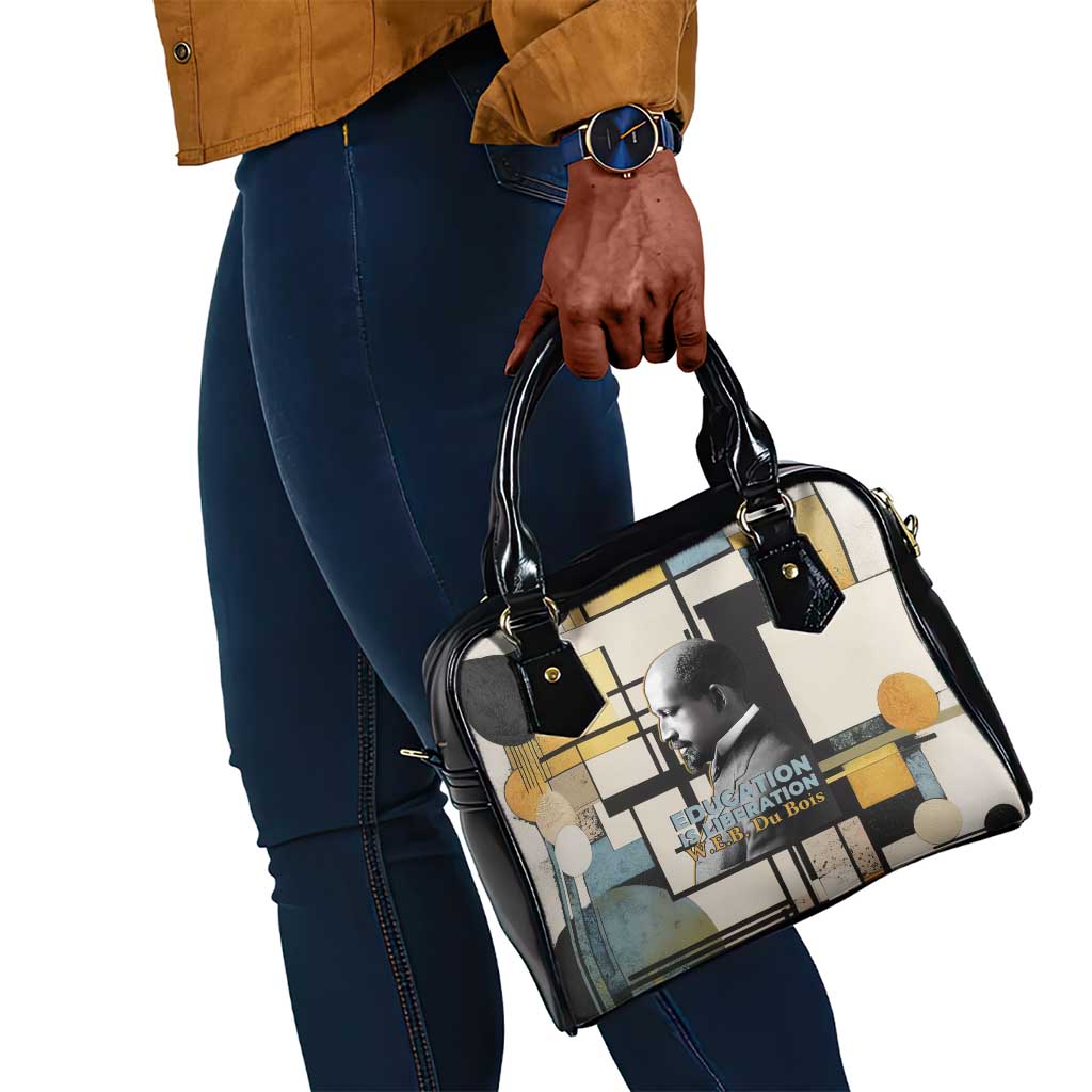 W.E.B. Du Bois Education is Liberation Shoulder Handbag Scholar, Activist, Visionary Tribute Design - African Pride