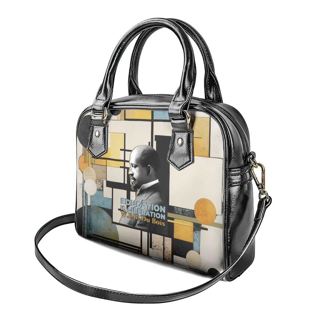W.E.B. Du Bois Education is Liberation Shoulder Handbag Scholar, Activist, Visionary Tribute Design - African Pride