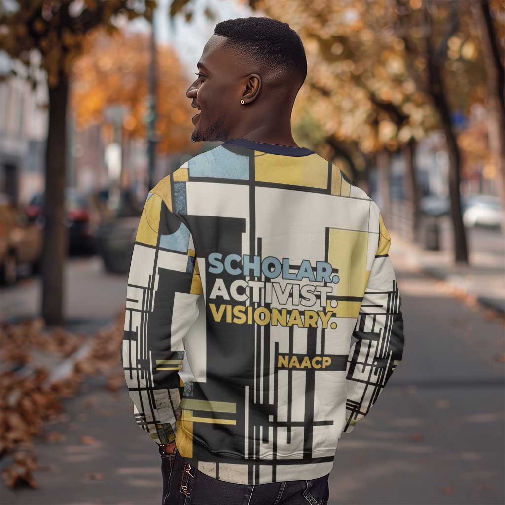 W.E.B. Du Bois Education is Liberation Sweatshirt Scholar, Activist, Visionary Tribute Design - African Pride