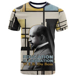 W.E.B. Du Bois Education is Liberation T shirt Scholar, Activist, Visionary Tribute Design TS04