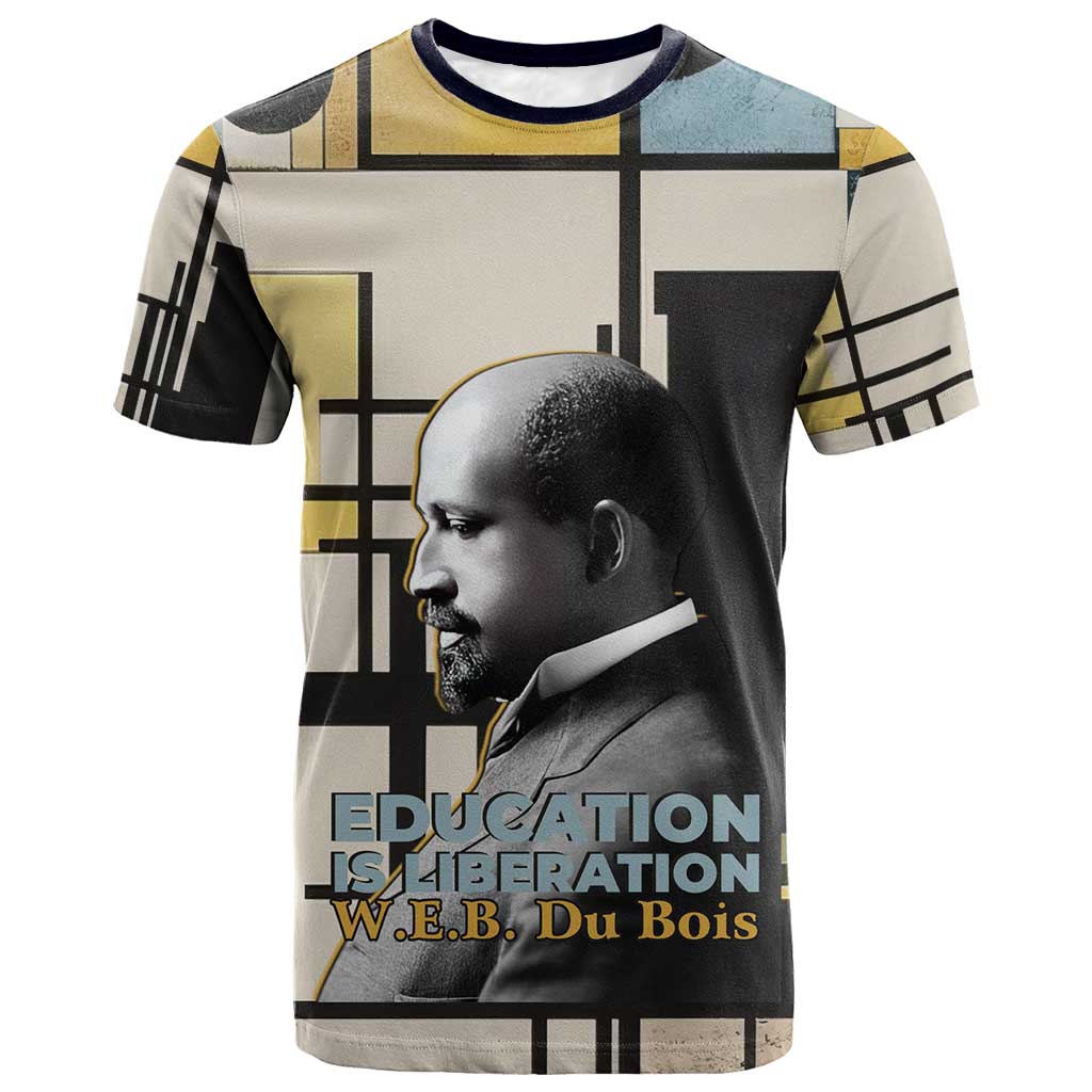W.E.B. Du Bois Education is Liberation T shirt Scholar, Activist, Visionary Tribute Design TS04