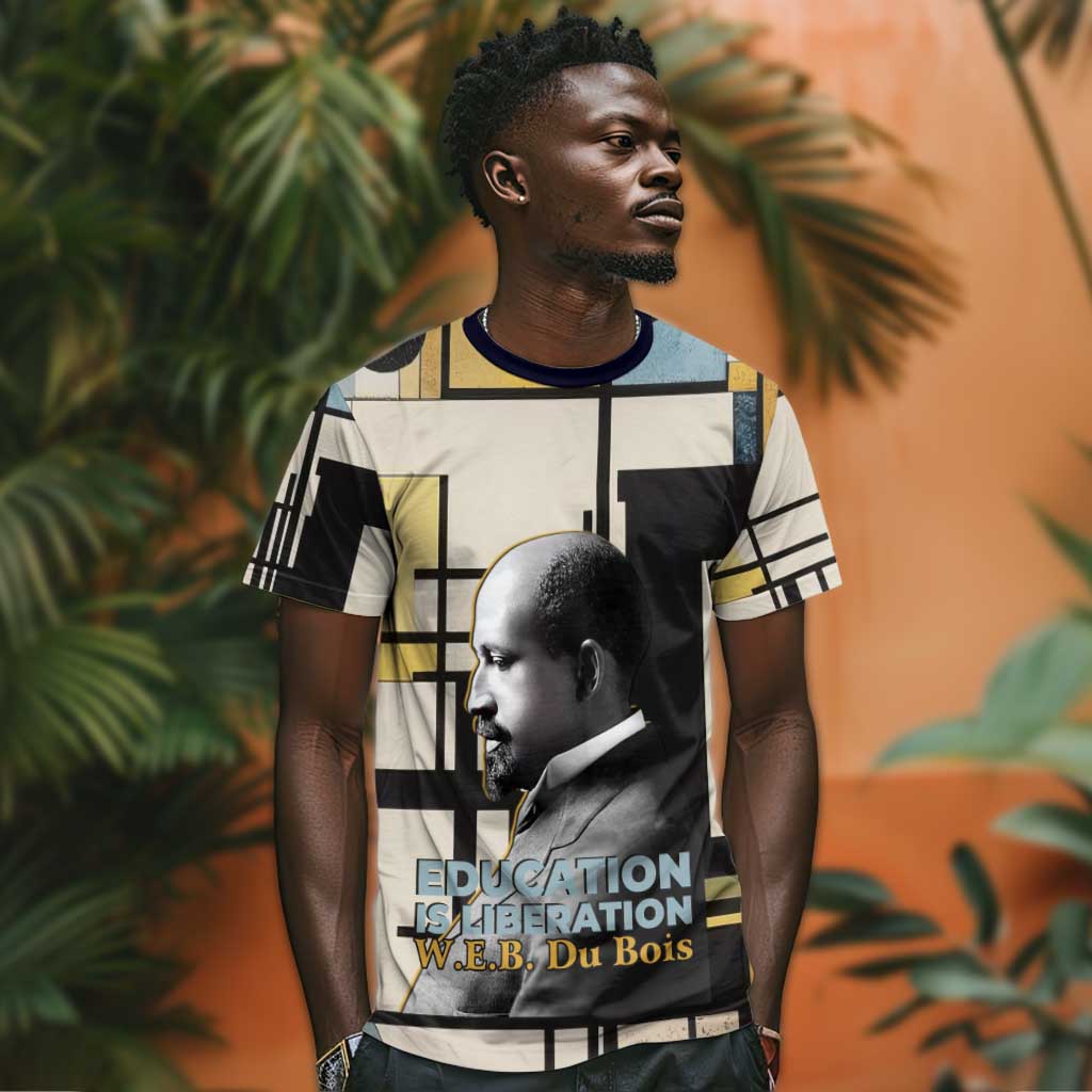 W.E.B. Du Bois Education is Liberation T shirt Scholar, Activist, Visionary Tribute Design TS04