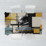 W.E.B. Du Bois Education is Liberation Tablecloth Scholar, Activist, Visionary Tribute Design - African Pride
