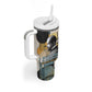 W.E.B. Du Bois Education is Liberation Tumbler With Handle Scholar, Activist, Visionary Tribute Design - African Pride