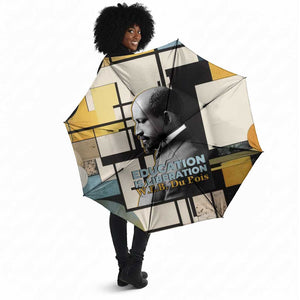 W.E.B. Du Bois Education is Liberation Umbrella Scholar, Activist, Visionary Tribute Design - African Pride