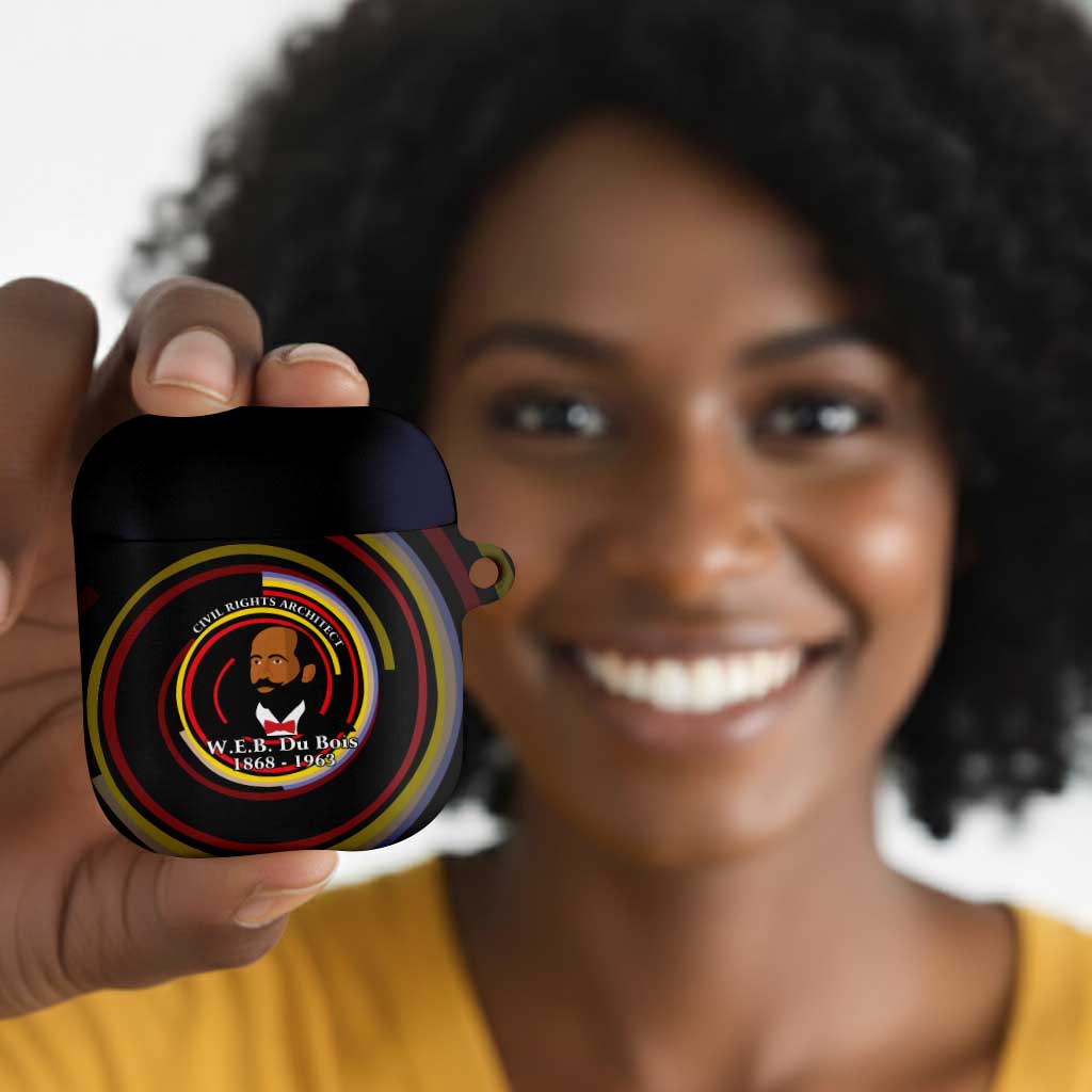 W.E.B. Du Bois Civil Rights Architect AirPods Case Niagara Movement - NAACP Tribute Design - African Pride
