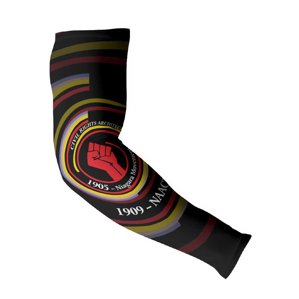 W.E.B. Du Bois Civil Rights Architect Arm Sleeves Niagara Movement - NAACP Tribute Design - African Pride