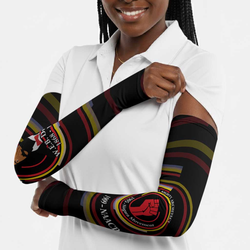 W.E.B. Du Bois Civil Rights Architect Arm Sleeves Niagara Movement - NAACP Tribute Design - African Pride