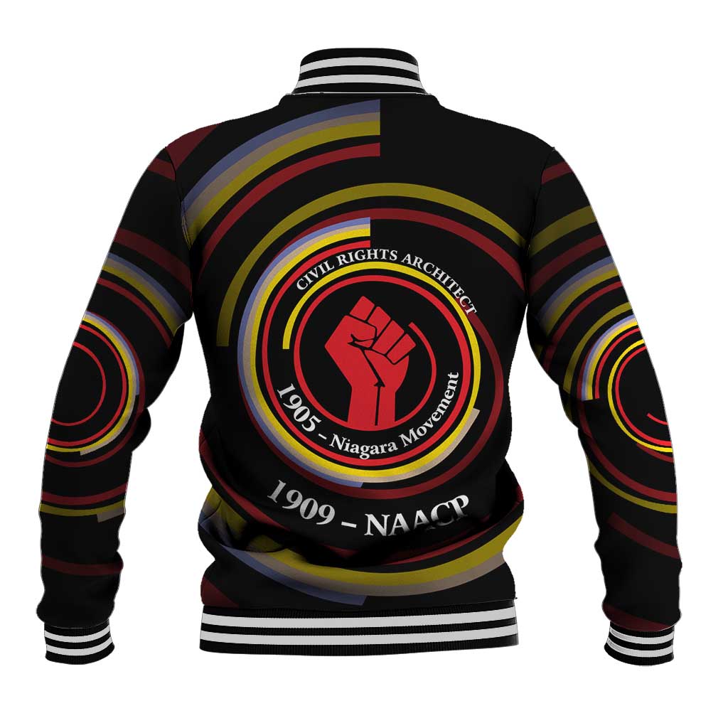 W.E.B. Du Bois Civil Rights Architect Baseball Jacket Niagara Movement - NAACP Tribute Design - African Pride
