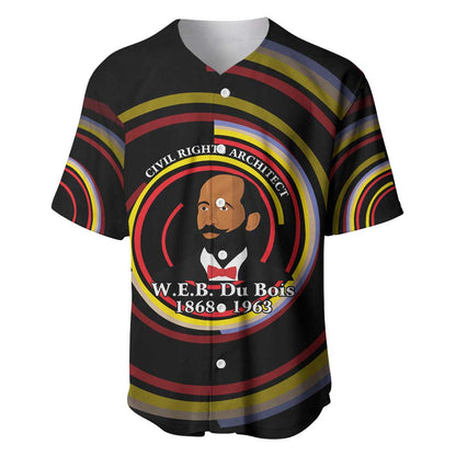 W.E.B. Du Bois Civil Rights Architect Baseball Jersey Niagara Movement - NAACP Tribute Design TS04