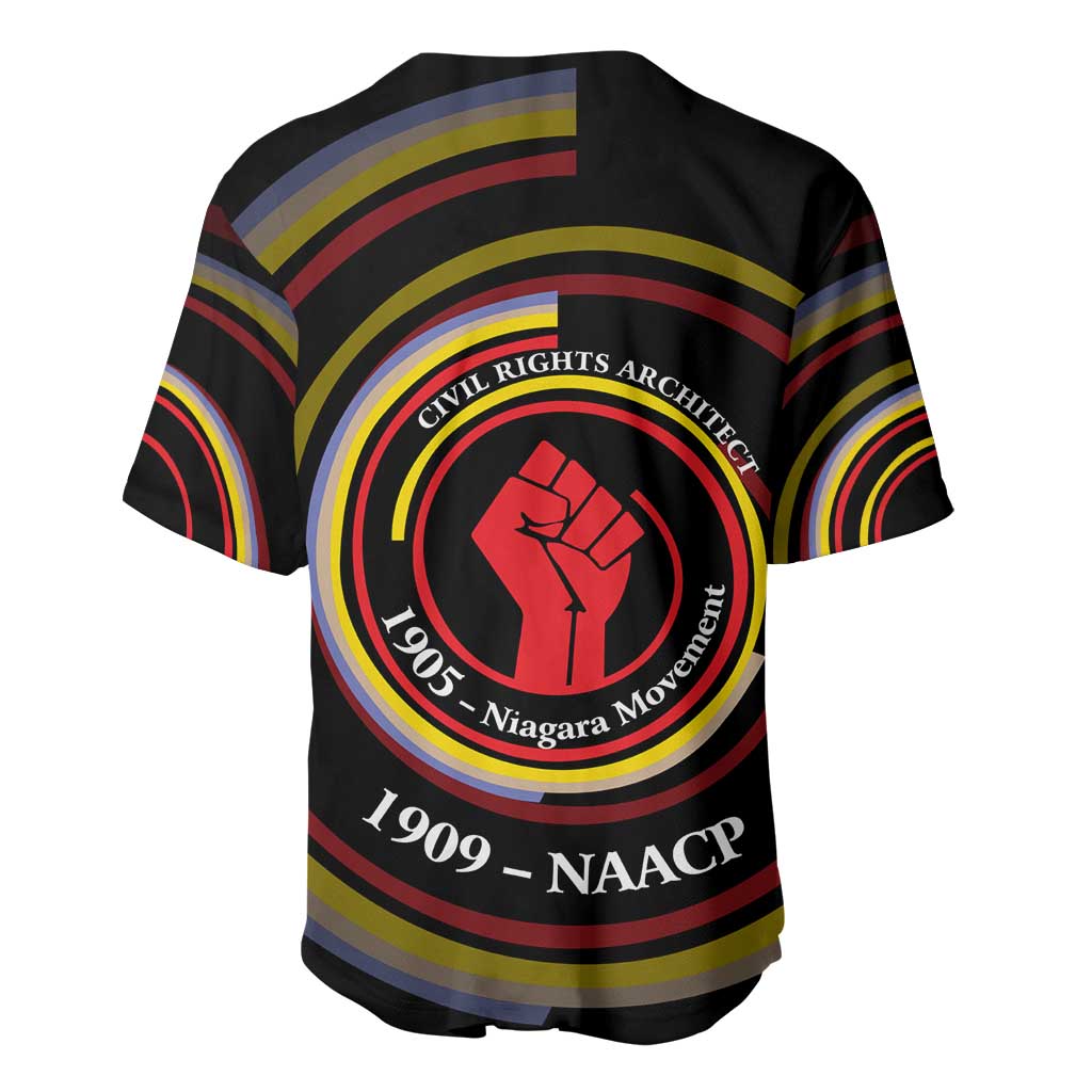 W.E.B. Du Bois Civil Rights Architect Baseball Jersey Niagara Movement - NAACP Tribute Design TS04