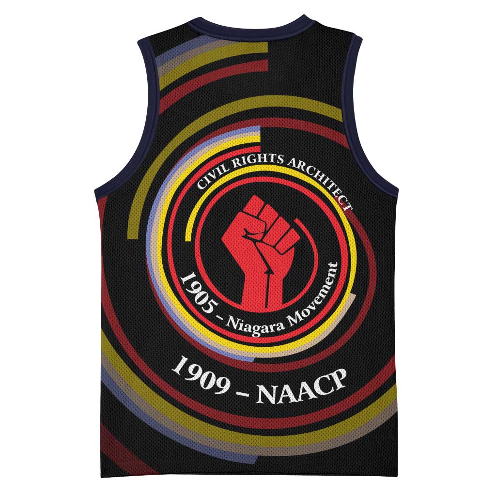 W.E.B. Du Bois Civil Rights Architect Basketball Jersey Niagara Movement - NAACP Tribute Design - African Pride