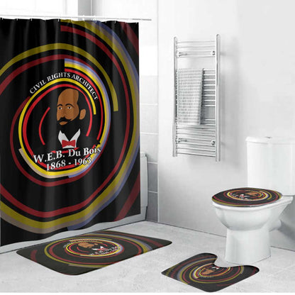 W.E.B. Du Bois Civil Rights Architect Bathroom Set Niagara Movement - NAACP Tribute Design - African Pride
