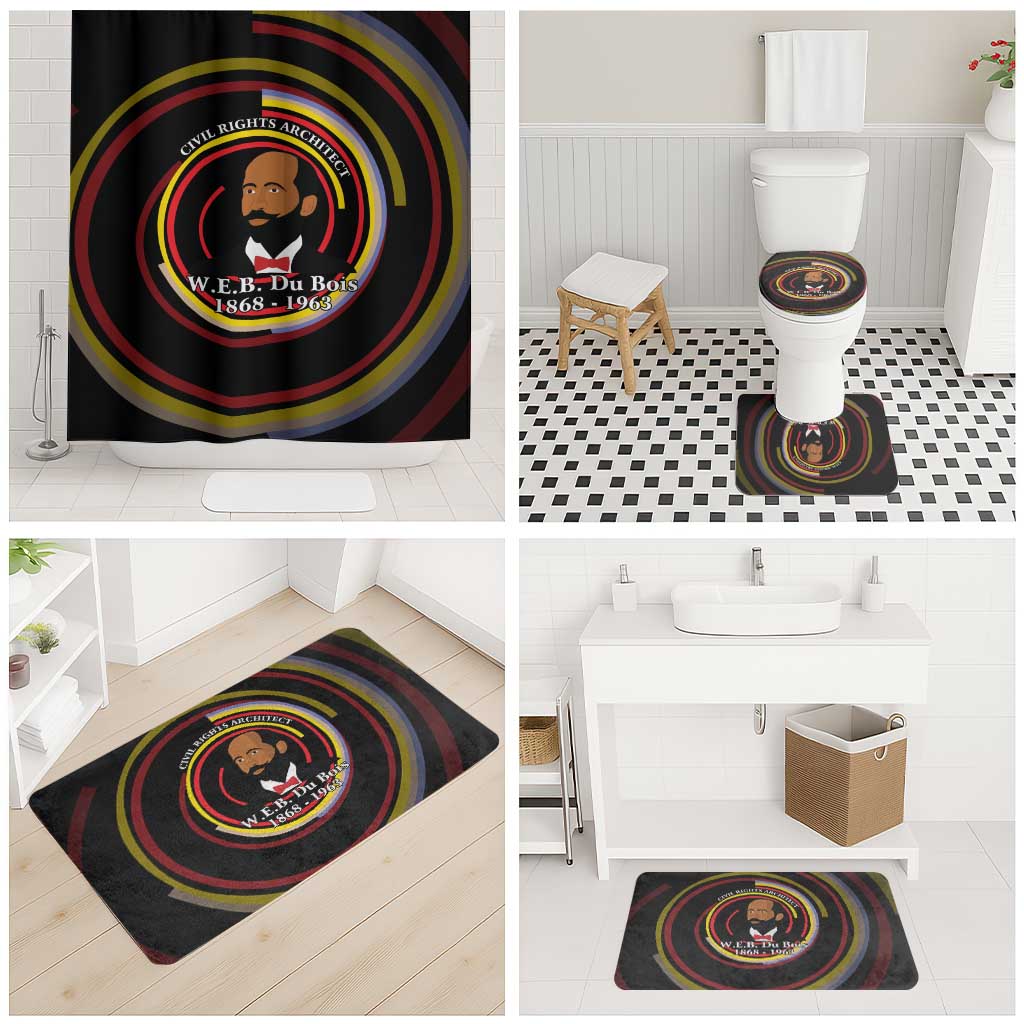 W.E.B. Du Bois Civil Rights Architect Bathroom Set Niagara Movement - NAACP Tribute Design - African Pride