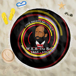 W.E.B. Du Bois Civil Rights Architect Beach Blanket Niagara Movement - NAACP Tribute Design - African Pride