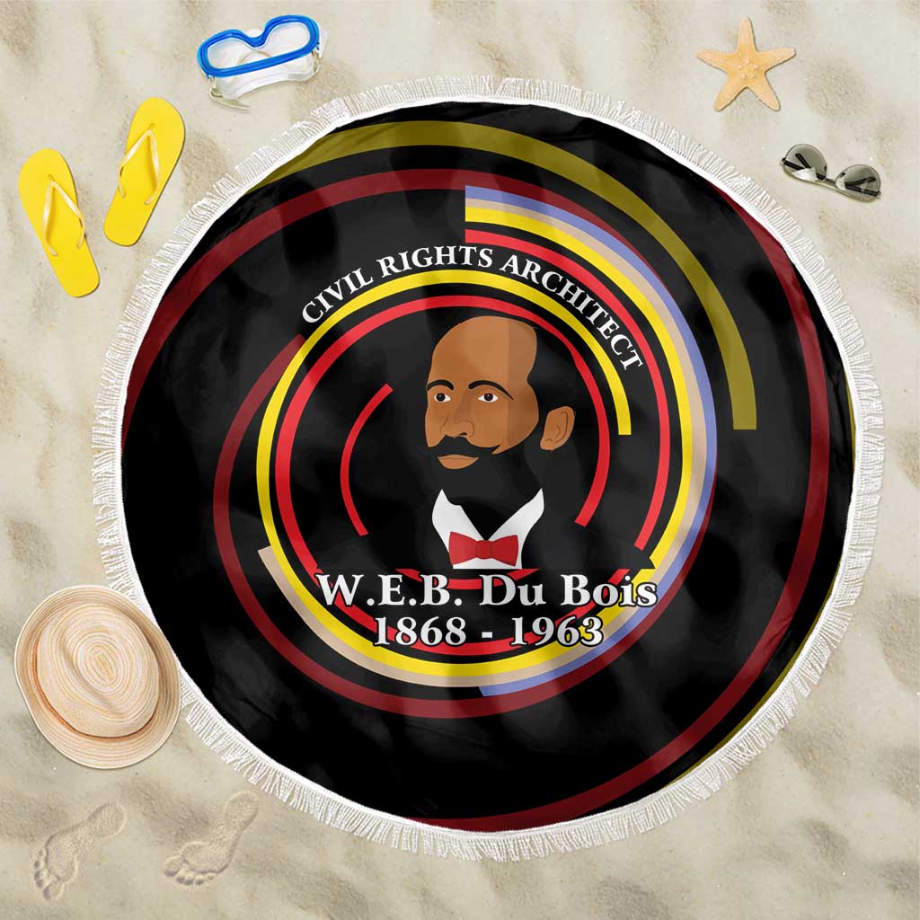 W.E.B. Du Bois Civil Rights Architect Beach Blanket Niagara Movement - NAACP Tribute Design - African Pride