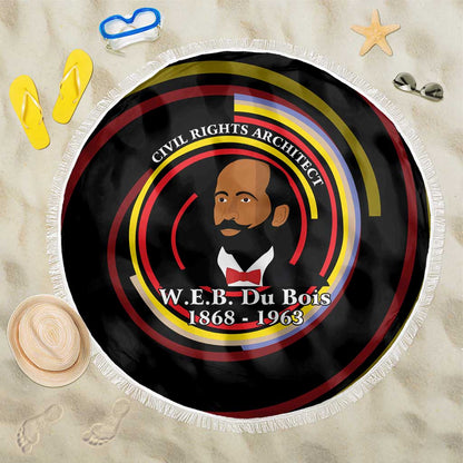 W.E.B. Du Bois Civil Rights Architect Beach Blanket Niagara Movement - NAACP Tribute Design - African Pride