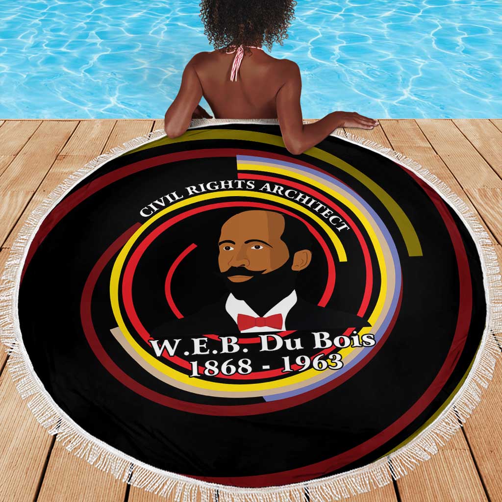 W.E.B. Du Bois Civil Rights Architect Beach Blanket Niagara Movement - NAACP Tribute Design - African Pride
