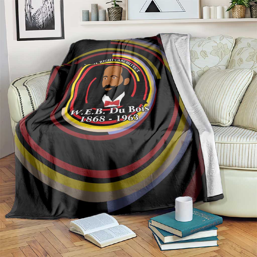 W.E.B. Du Bois Civil Rights Architect Blanket Niagara Movement - NAACP Tribute Design - African Pride