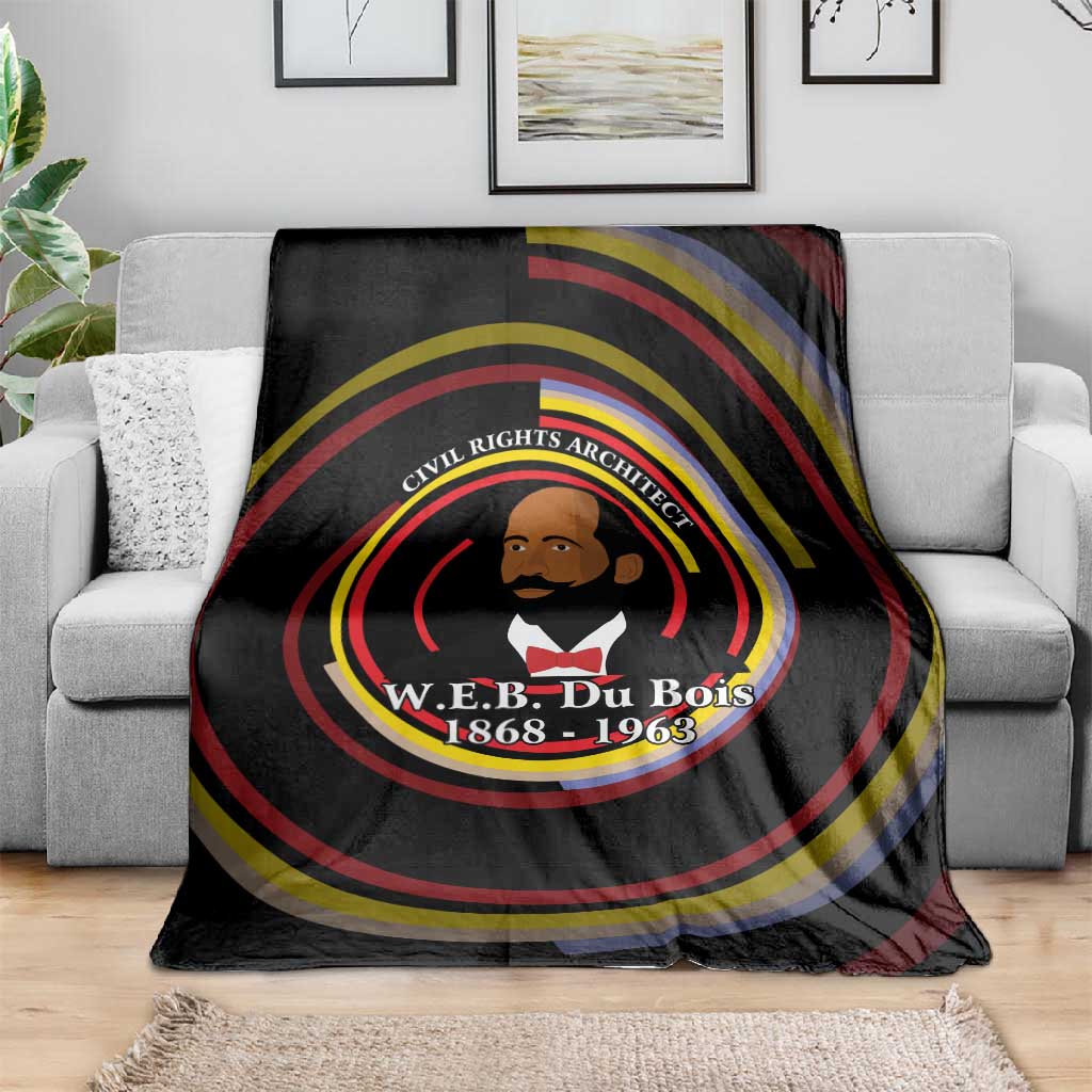 W.E.B. Du Bois Civil Rights Architect Blanket Niagara Movement - NAACP Tribute Design - African Pride