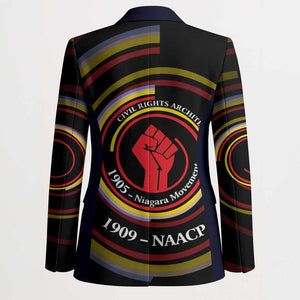 W.E.B. Du Bois Civil Rights Architect Blazer Niagara Movement - NAACP Tribute Design - African Pride
