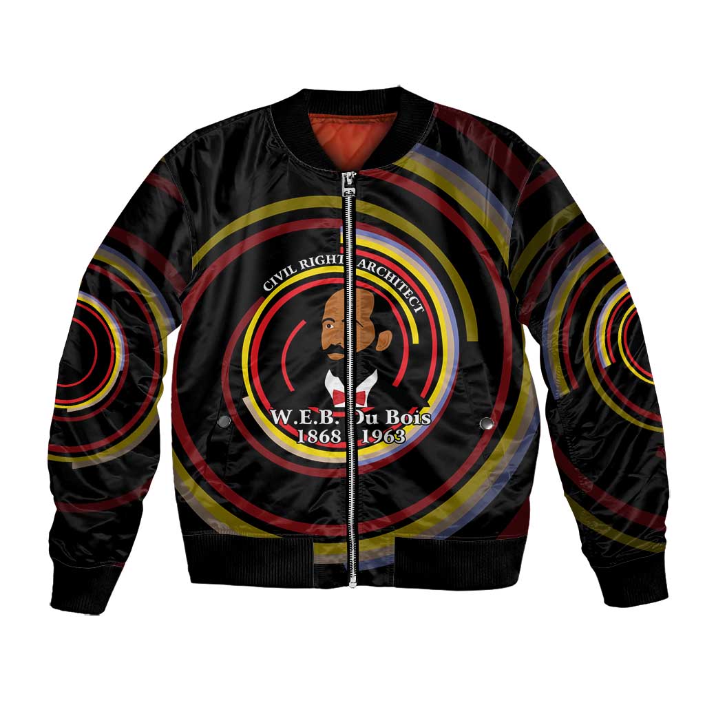 W.E.B. Du Bois Civil Rights Architect Bomber Jacket Niagara Movement - NAACP Tribute Design - African Pride
