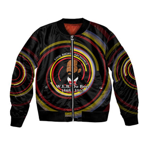 W.E.B. Du Bois Civil Rights Architect Bomber Jacket Niagara Movement - NAACP Tribute Design - African Pride