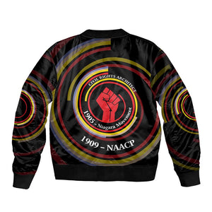 W.E.B. Du Bois Civil Rights Architect Bomber Jacket Niagara Movement - NAACP Tribute Design - African Pride