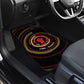W.E.B. Du Bois Civil Rights Architect Car Mats Niagara Movement - NAACP Tribute Design - African Pride
