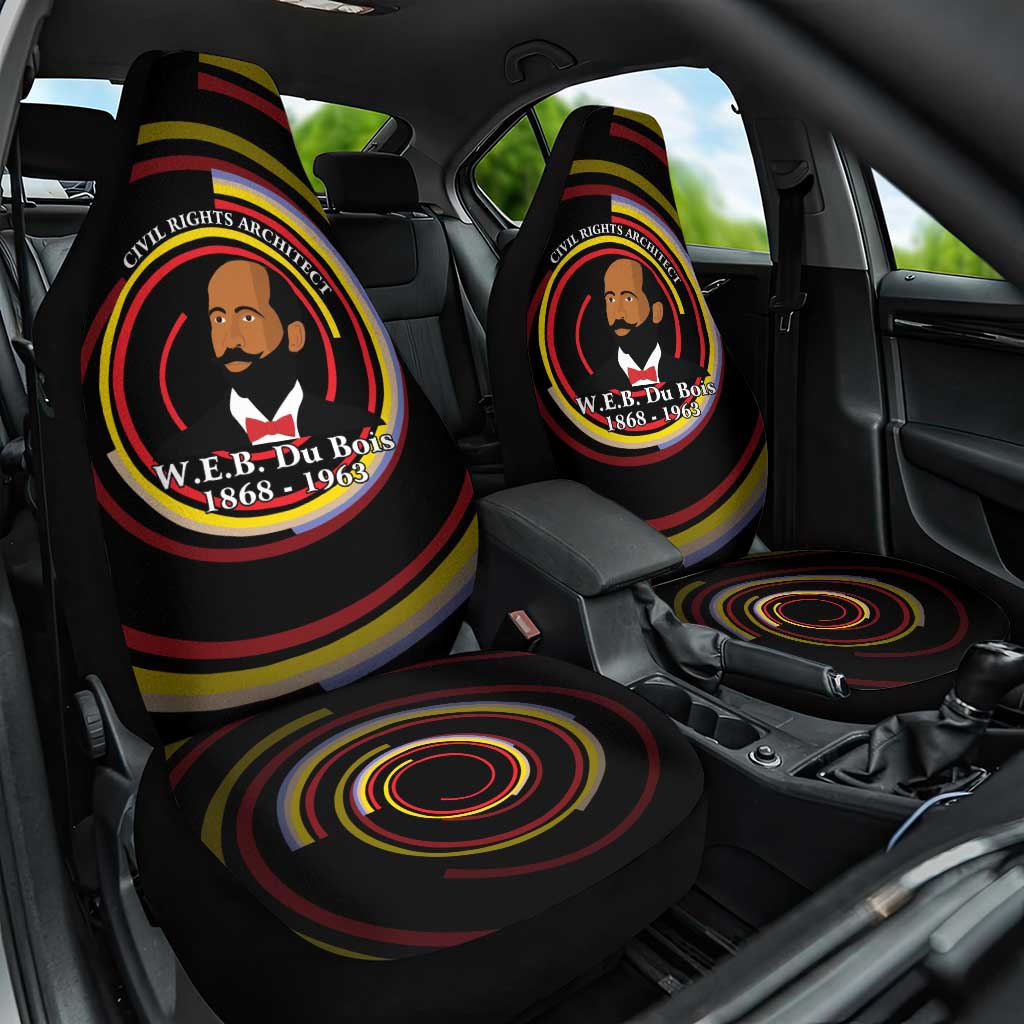 W.E.B. Du Bois Civil Rights Architect Car Seat Cover Niagara Movement - NAACP Tribute Design - African Pride
