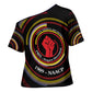 W.E.B. Du Bois Civil Rights Architect Cross Shoulder Shirt Niagara Movement - NAACP Tribute Design - African Pride