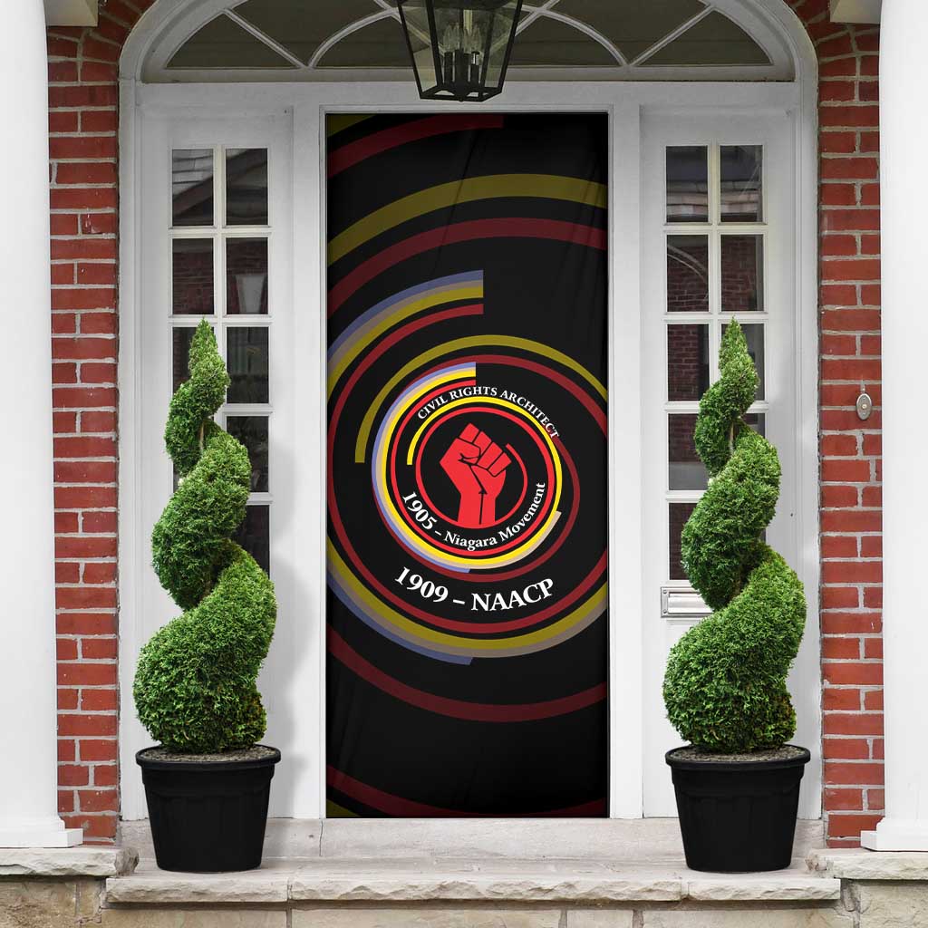 W.E.B. Du Bois Civil Rights Architect Door Cover Niagara Movement - NAACP Tribute Design - African Pride