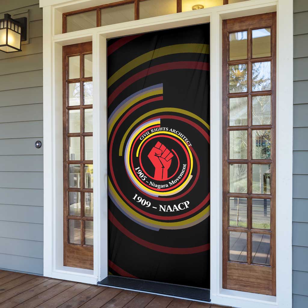 W.E.B. Du Bois Civil Rights Architect Door Cover Niagara Movement - NAACP Tribute Design - African Pride