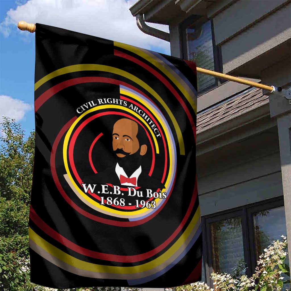 W.E.B. Du Bois Civil Rights Architect Garden Flag Niagara Movement - NAACP Tribute Design - African Pride