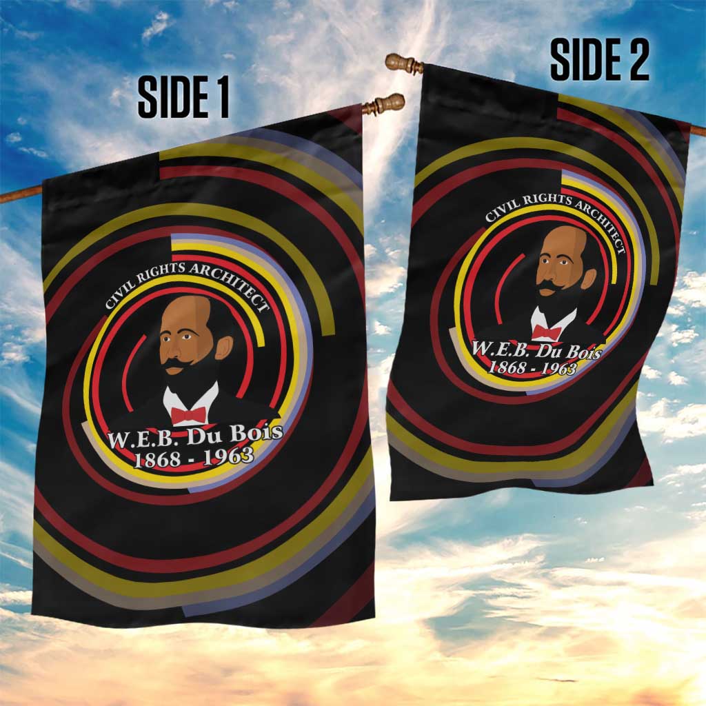 W.E.B. Du Bois Civil Rights Architect Garden Flag Niagara Movement - NAACP Tribute Design - African Pride
