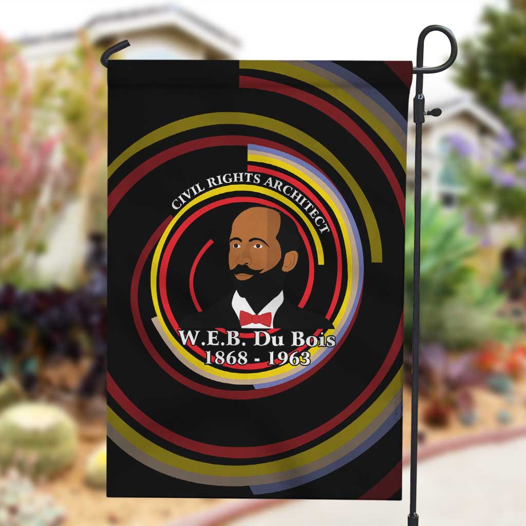 W.E.B. Du Bois Civil Rights Architect Garden Flag Niagara Movement - NAACP Tribute Design - African Pride