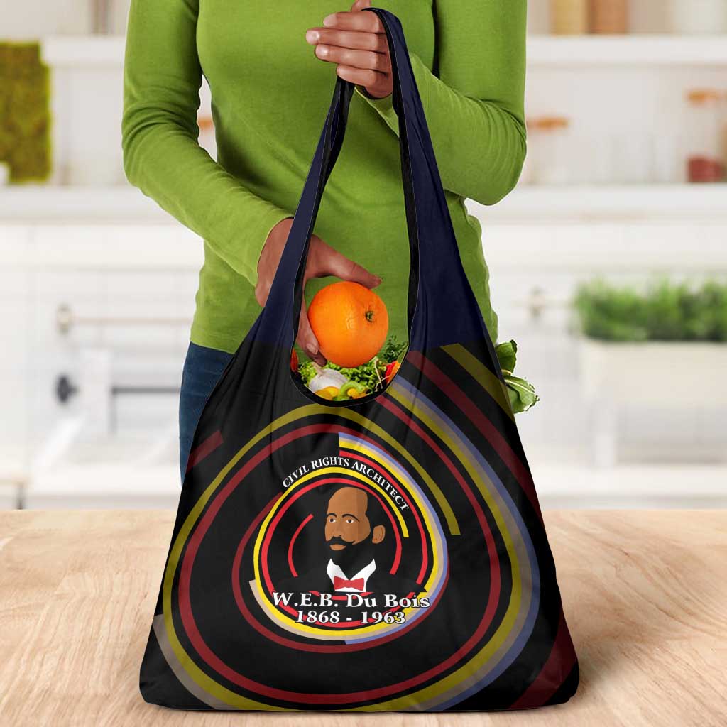 W.E.B. Du Bois Civil Rights Architect Grocery Bag Niagara Movement - NAACP Tribute Design - African Pride