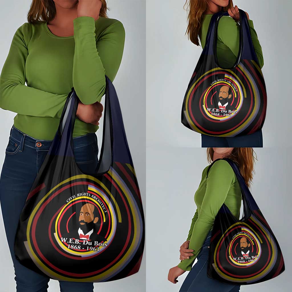 W.E.B. Du Bois Civil Rights Architect Grocery Bag Niagara Movement - NAACP Tribute Design - African Pride