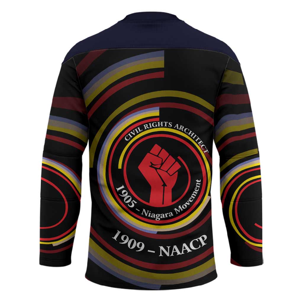 W.E.B. Du Bois Civil Rights Architect Hockey Jersey Niagara Movement - NAACP Tribute Design - African Pride