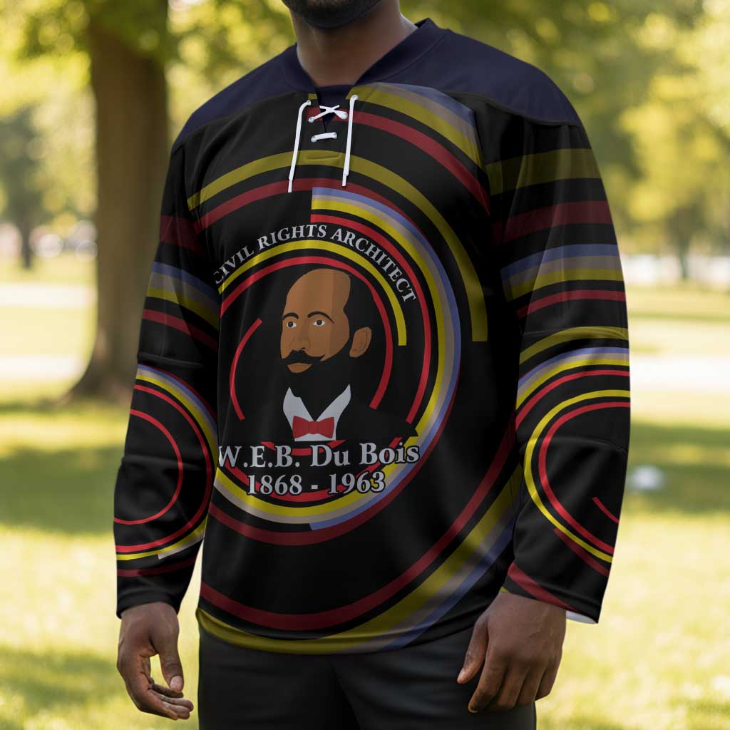 W.E.B. Du Bois Civil Rights Architect Hockey Jersey Niagara Movement - NAACP Tribute Design - African Pride