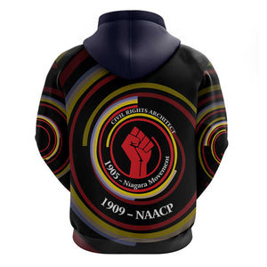 W.E.B. Du Bois Civil Rights Architect Hoodie Niagara Movement - NAACP Tribute Design - African Pride