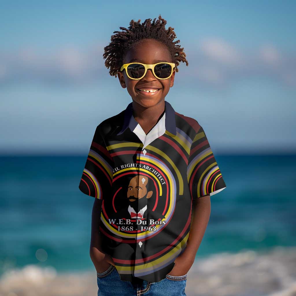 W.E.B. Du Bois Civil Rights Architect Kid Hawaiian Shirt Niagara Movement - NAACP Tribute Design TS04