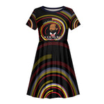W.E.B. Du Bois Civil Rights Architect Kid Short Sleeve Dress Niagara Movement - NAACP Tribute Design TS04