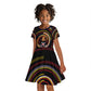 W.E.B. Du Bois Civil Rights Architect Kid Short Sleeve Dress Niagara Movement - NAACP Tribute Design TS04