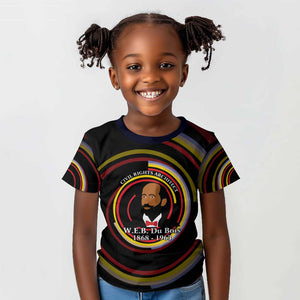 W.E.B. Du Bois Civil Rights Architect Kid T shirt Niagara Movement - NAACP Tribute Design TS04